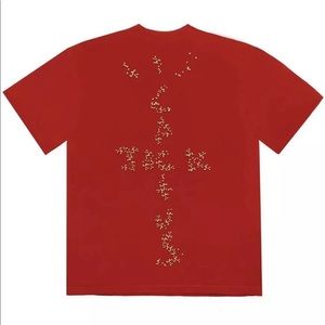Travis Scott McDonald’s Red Tee Shirt Size Medium